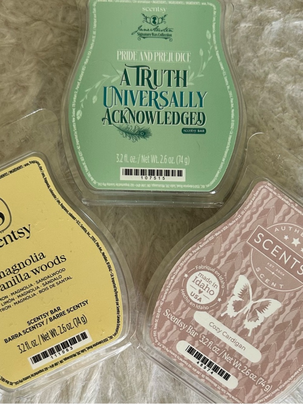 Scentsy wax bars